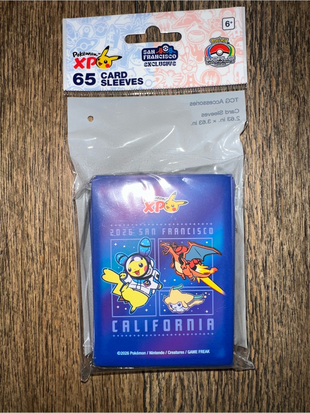 Pokémon XP 2026 San Francisco Exclusive Card Sleeves Pack
